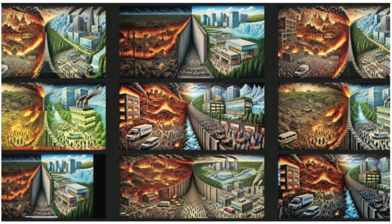 용의자가 생성한 이미지 (사진=미국 법무부)