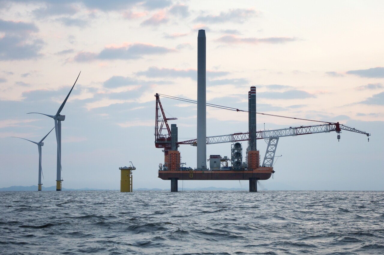 국내 최대 규모의 해상풍력 프로젝트 중 하나로 꼽히는 신안 해상풍력. (기사와는 관련 없음)