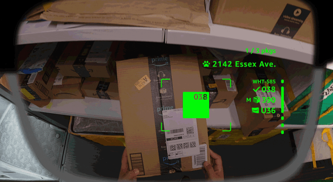 배송용 AR 스마트 안경 (사진=아마존)