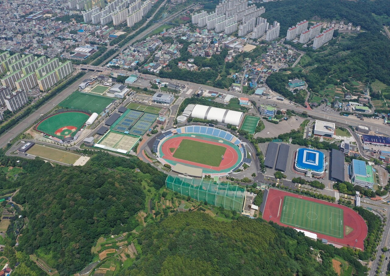 순천팔마종합운동장 전경 (사진=순천시)