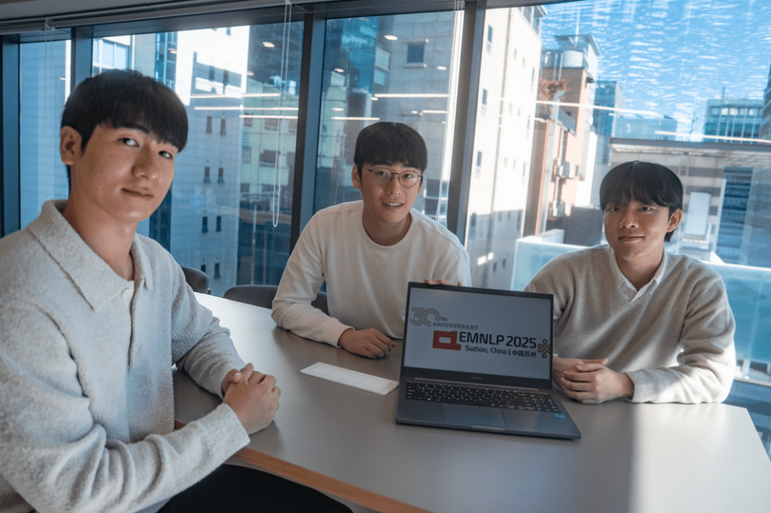 최성욱(왼쪽부터), 진교훈, 권용훈 셀렉트스타 연구원 (사진=셀렉트스타)