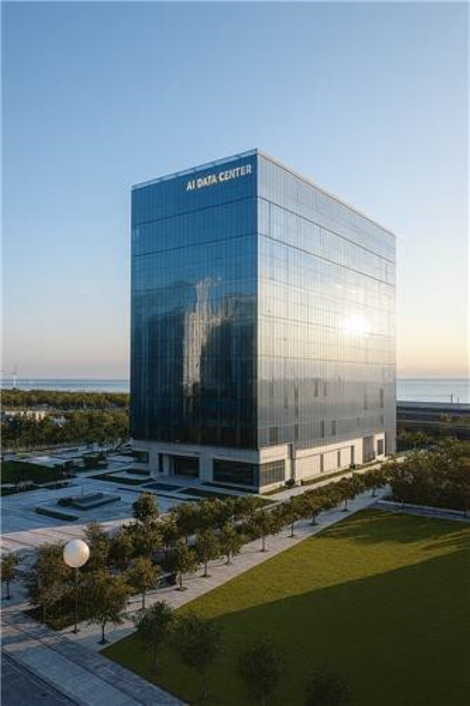 SK그룹이 AWS와의 협력을 통해 구축하는 'SK AI 데이터센터 울산' 조감도 (사진=SK그룹)