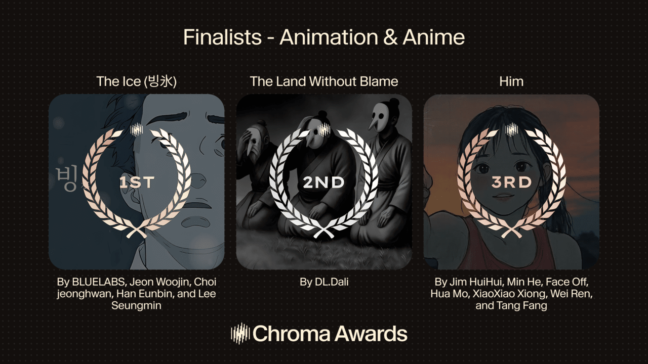 스튜디오 컬럼, AI 애니메이션으로 '글로벌 AI 어워드' 1위 수상 - 뉴스 썸네일 이미지