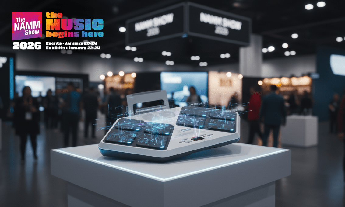 [게시판] 이모션웨이브, 미국 음악박람회서 '악기 연주 분석' AI 소개 등... - 뉴스 썸네일 이미지