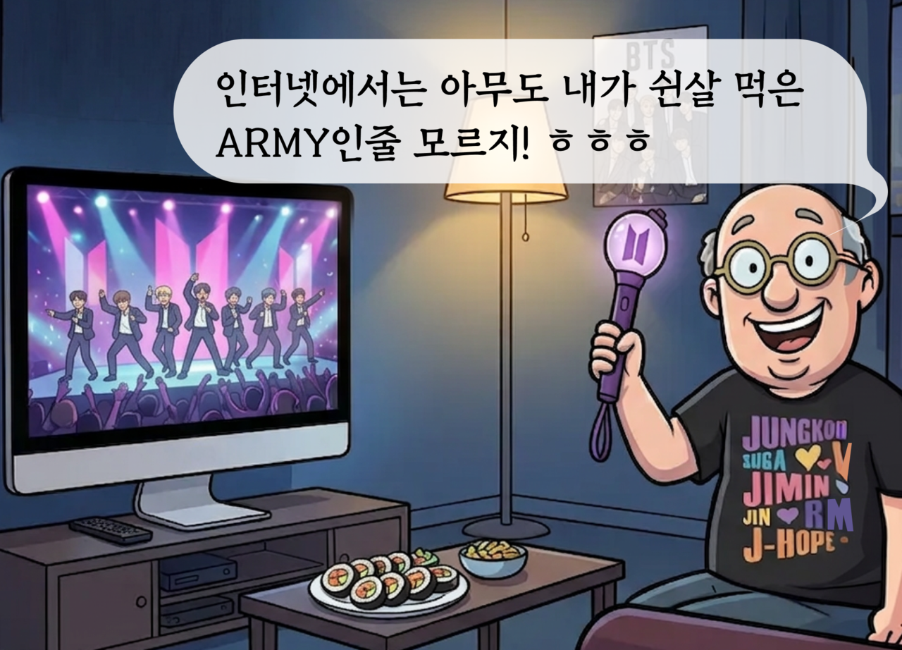 [AI카툰] Bob, Senior IT guy - 밥은 이미 ♥ 아미