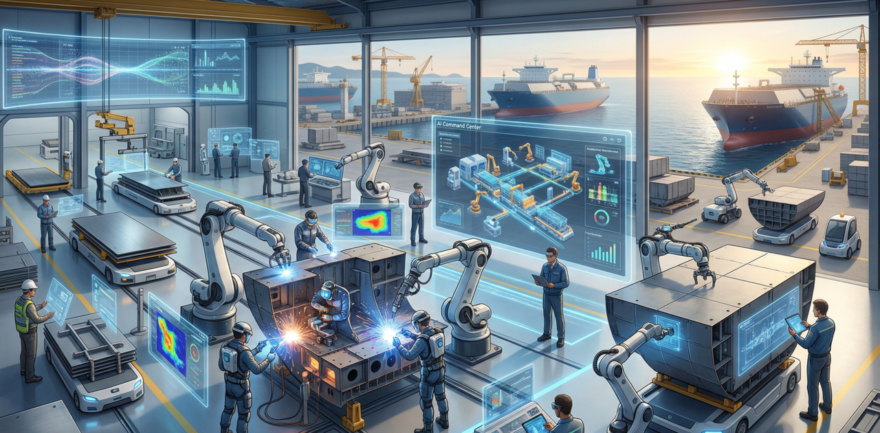 "망치 대신 AI"…전남, 대불산단에 '조선산업 AX 실증센터' 세운다