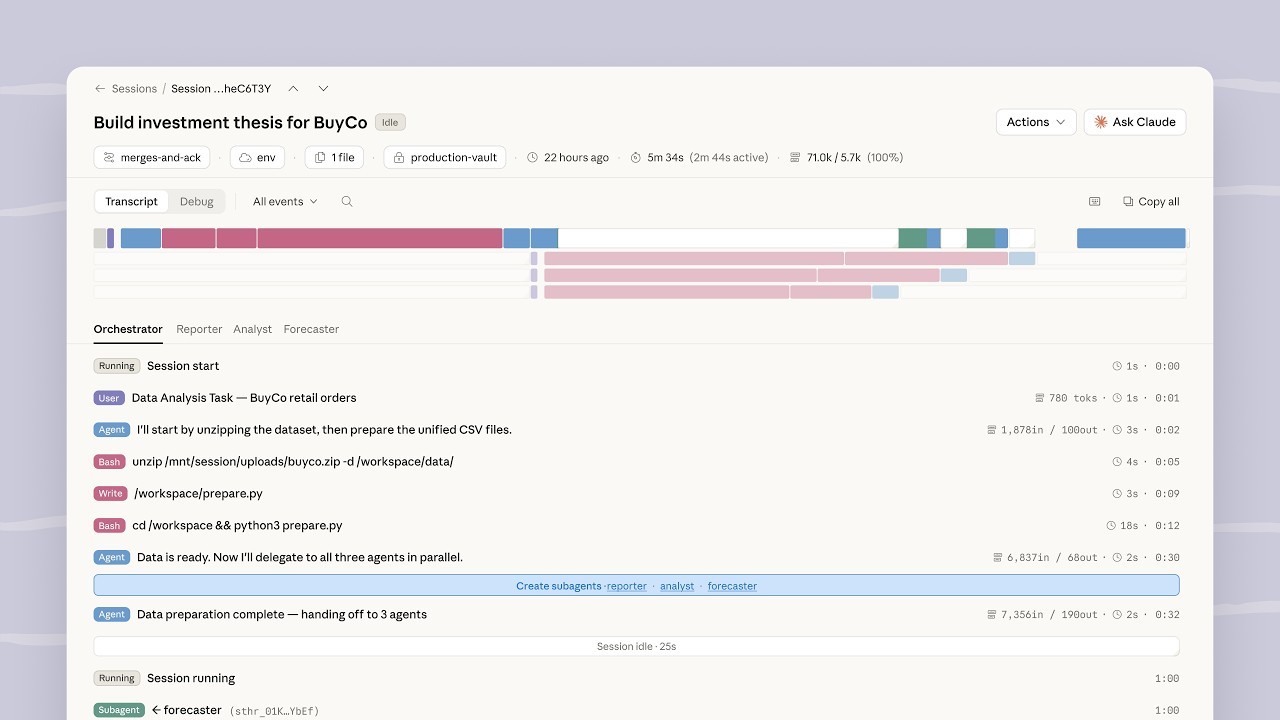 앤트로픽, 에이전트 개발·배포를 위한 '클로드 매니지드 에이전트' 공개