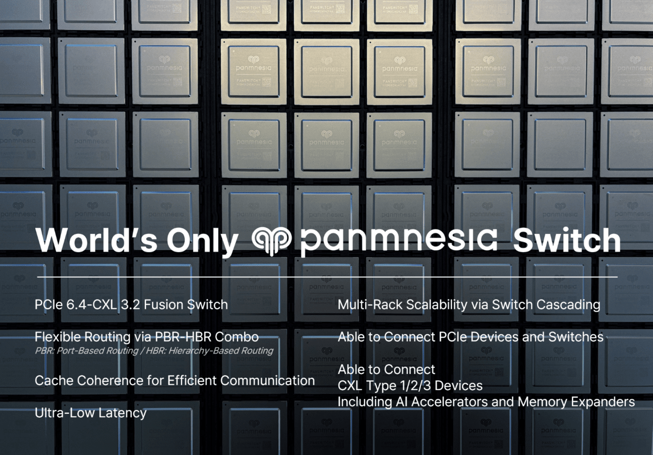 파네시아, PCIe 6.4-CXL 3.2 퓨전 스위치 양산 돌입…”AI 운영비용 절감”