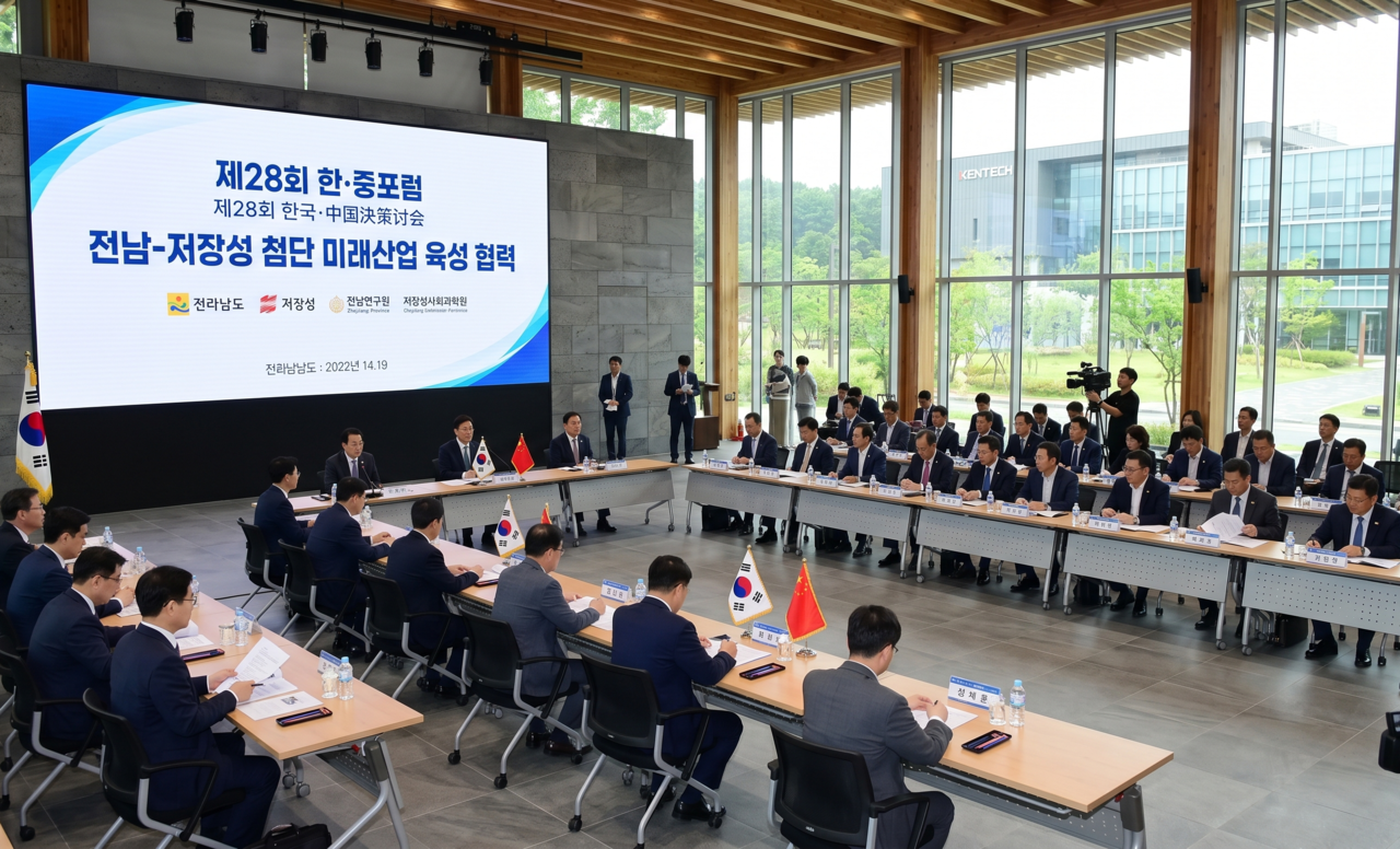 전남, 중국 저장성과 미래 첨단산업 육성 논의