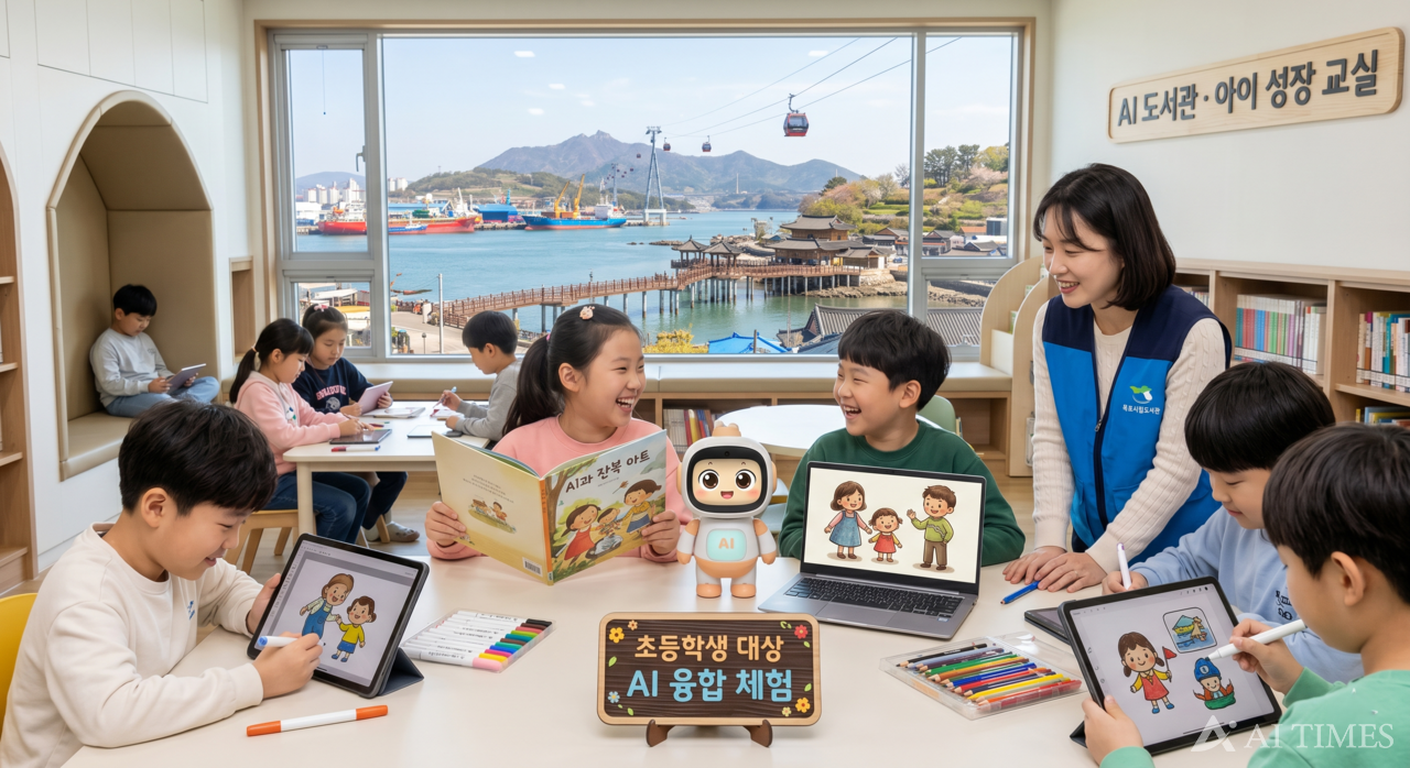 목포시립도서관, 초등생 위한 ‘AI 도서관·아이 성장 교실’ 연다