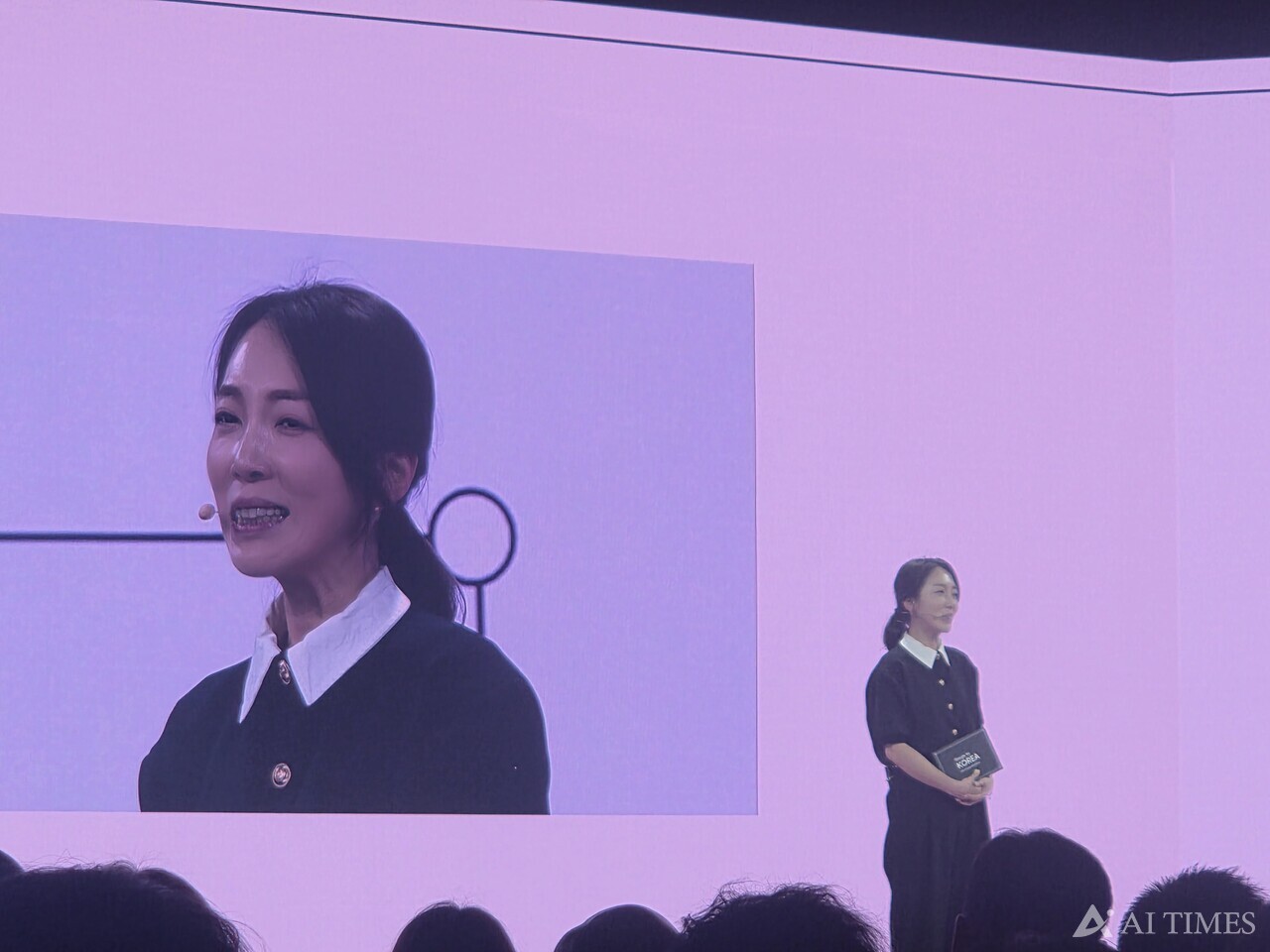 최현정 구글 딥마인드 시니어 엔지니어링 디렉터가 제미나이 ‘모의고사 준비 기능’을 소개하고 있다.