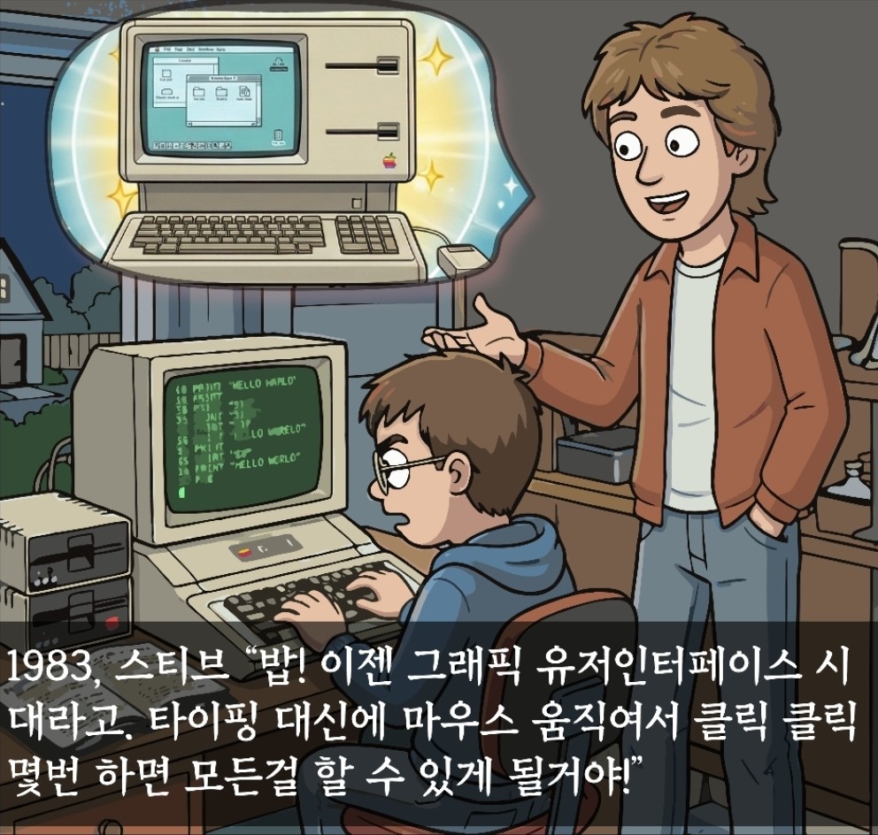 [AI카툰] Bob, Senior IT guy - 밥, 조기교육효과