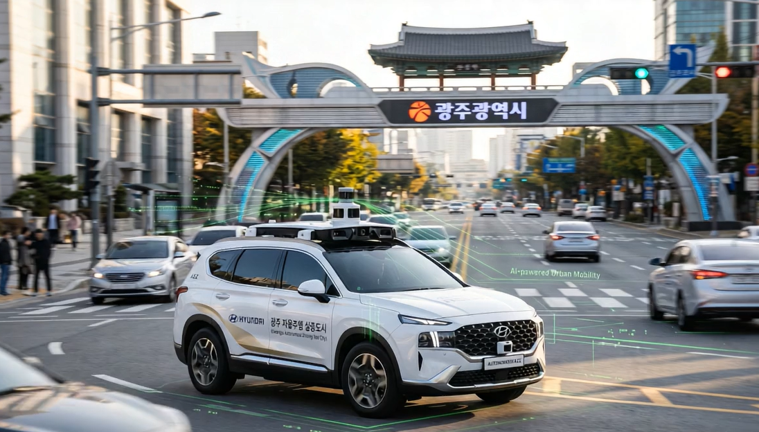 AI가 운전한다… 광주, 'E2E 기반' 자율주행 기술 검증 착수