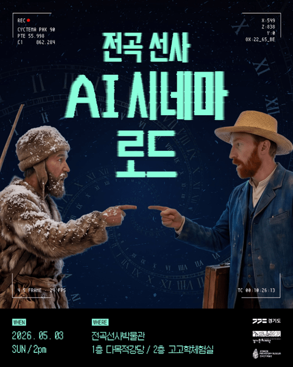 전곡선사박물관, AI 상설전시 이어 '미디어아트 상영회'개최.."AI로 역사... - 뉴스 썸네일 이미지