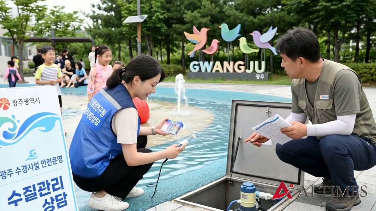광주, 여름철 물놀이형 수경시설 관리 상담 나선다