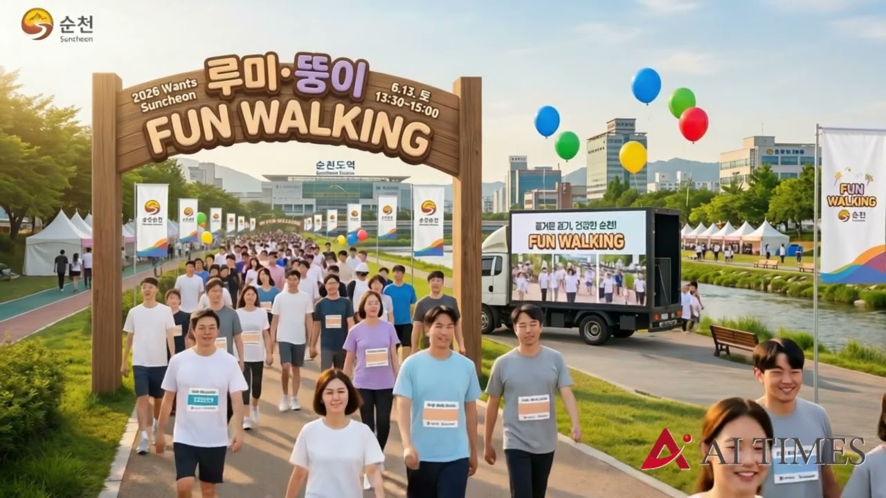 순천, 원츠 순천 프로그램 ‘루미·뚱이 펀 워킹’ 조기 마감