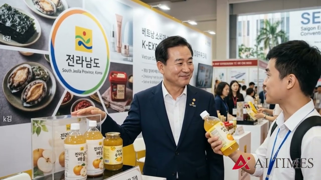 전남, 베트남 박람회서 22억 규모 소비재 수출 체결