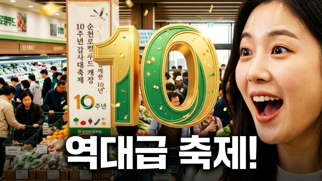 순천로컬푸드, 개장 10주년 감사대축제 개최