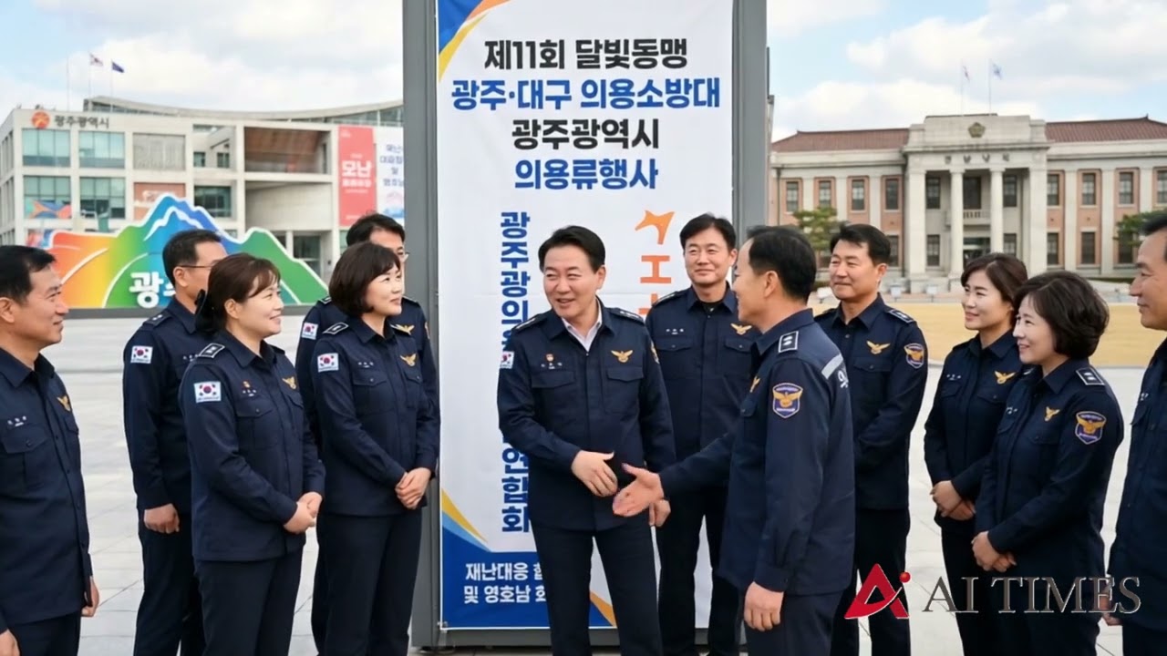 광주·대구 의용소방대, 11년째 달빛동맹 교류