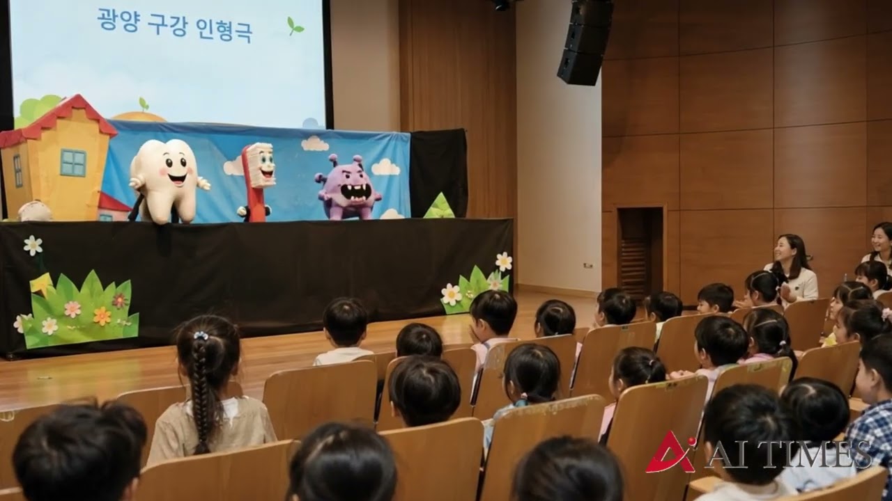 광양, 어린이집·유치원 아동 구강 인형극 운영