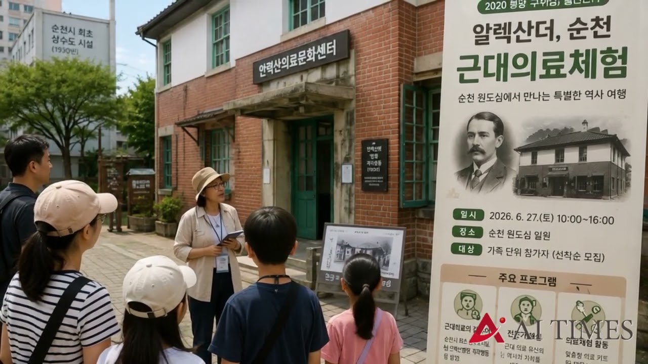 순천, 안력산병원 역사 담은 근대의료체험 개최
