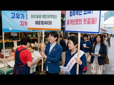 여수, 고유가 피해지원금 사용 독려…서시장서 물가안정 캠페인