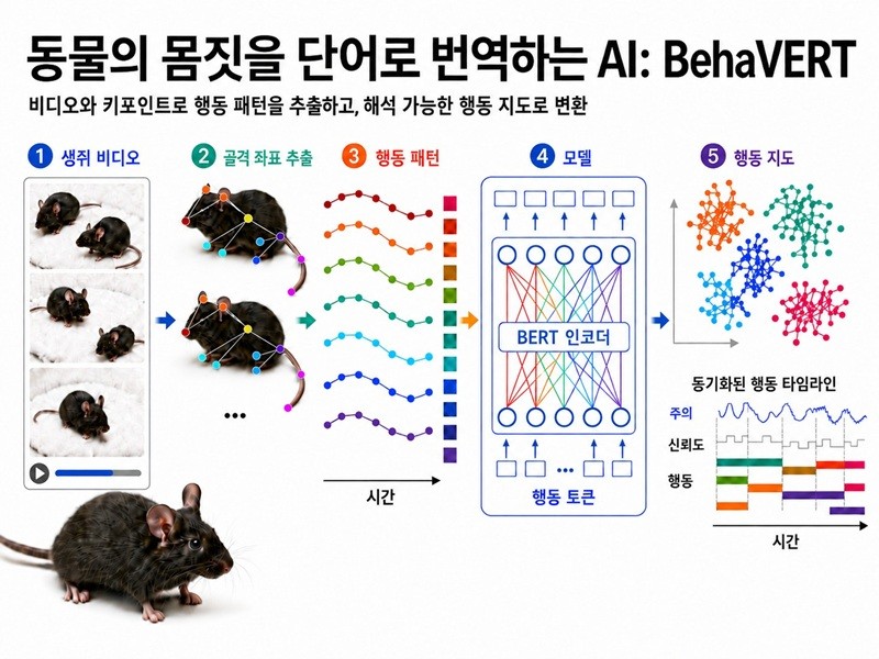 KAIST, 동물 행동 인지·분석 AI 파운데이션 모델 개발