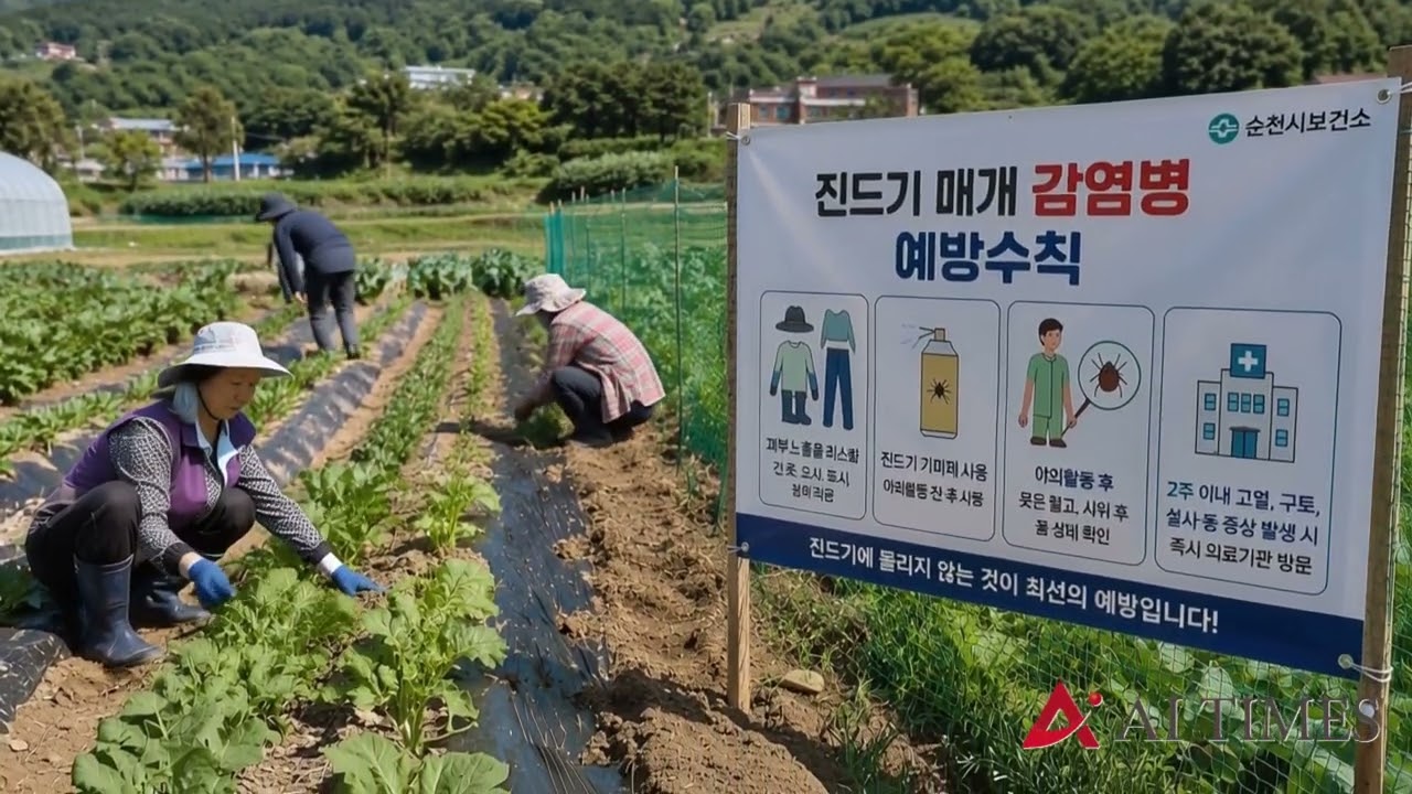 순천 보건소, 동부지역 첫 SFTS 환자 발생…농작업 진드기 주의