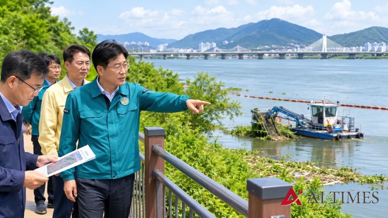 목포, 장마철 앞두고 영산강 하구 하천쓰레기 저감대책 점검