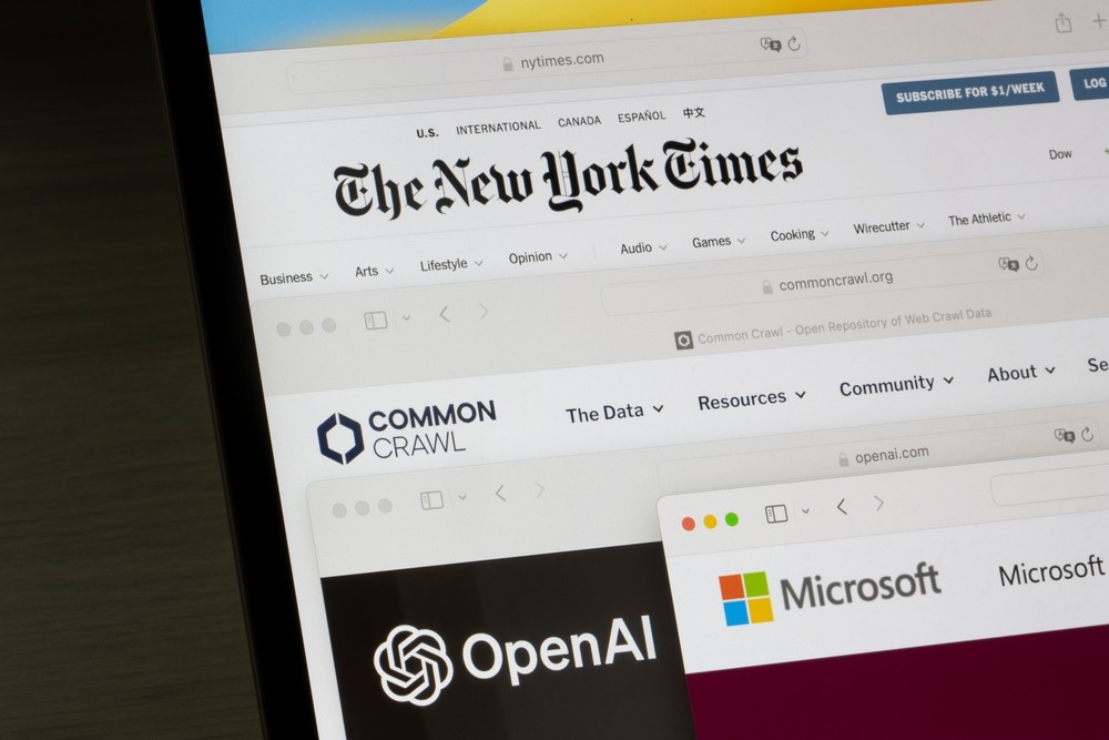 NYT, 법원에 오픈AI 제재 요청…“데이터 검색 능력 숨겼다" 고발