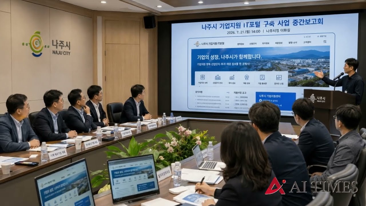 나주, 기업지원 IT포털 11월 개통
