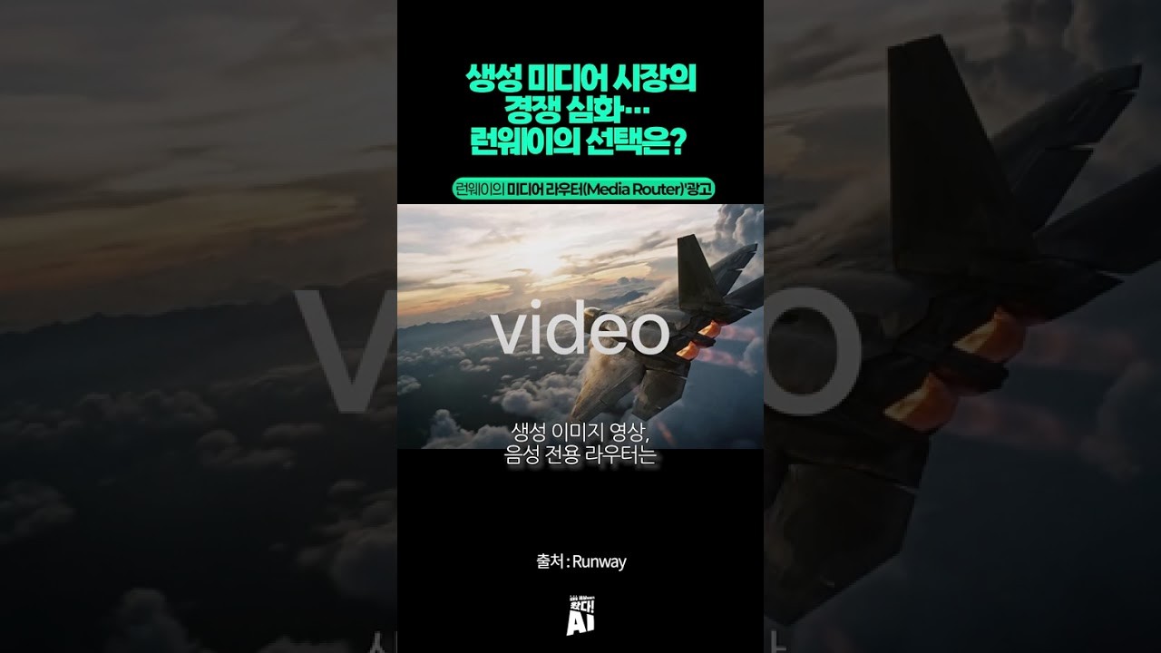 생성 미디어 시장의 경쟁 심화… 런웨이의 선택은?