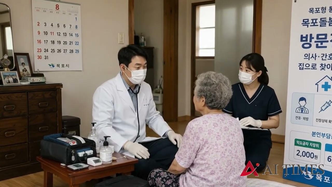 목포, 거동 불편 노인 방문진료 운영
