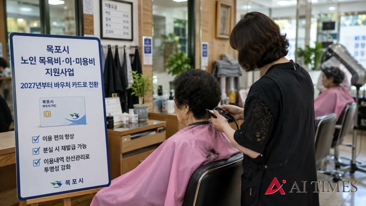 목포, 노인 목욕·이미용비, 2027년부터 전자카드로 전환