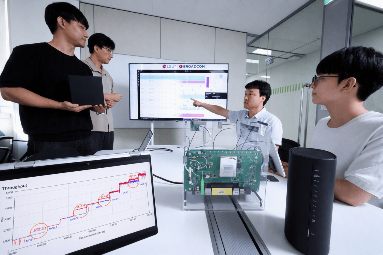 LGU+, 브로드컴과 홈 네트워크 AI 자동 복구 기술 검증