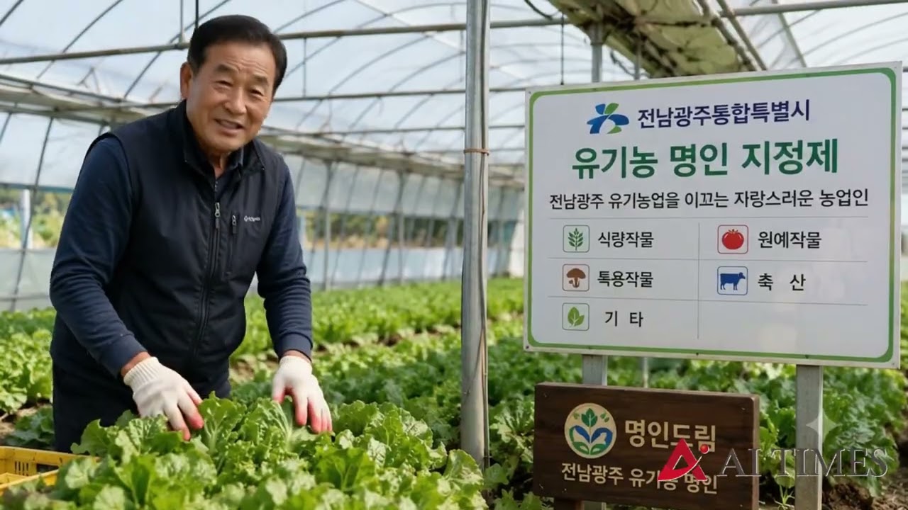 광주, ‘유기농 명인’ 찾는다…9월2일까지 후보 모집