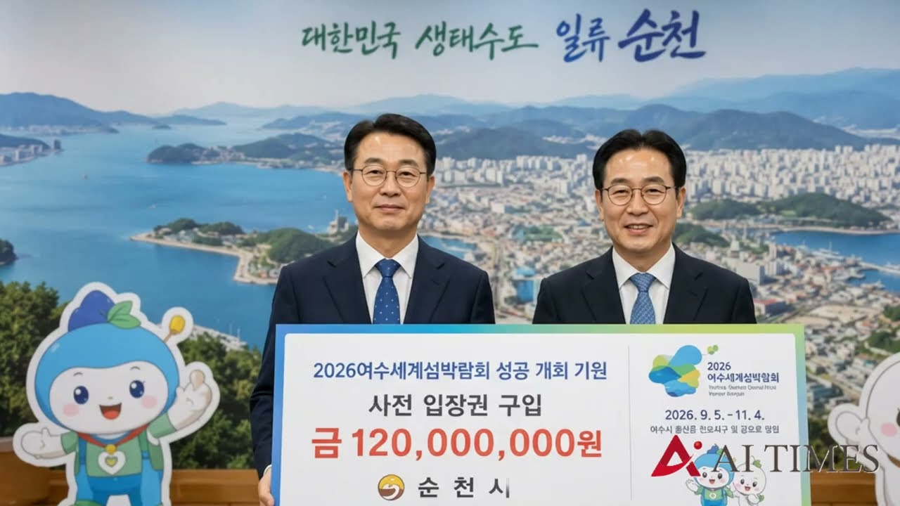 순천, 여수세계섬박람회 입장권 1억2000만원 구매