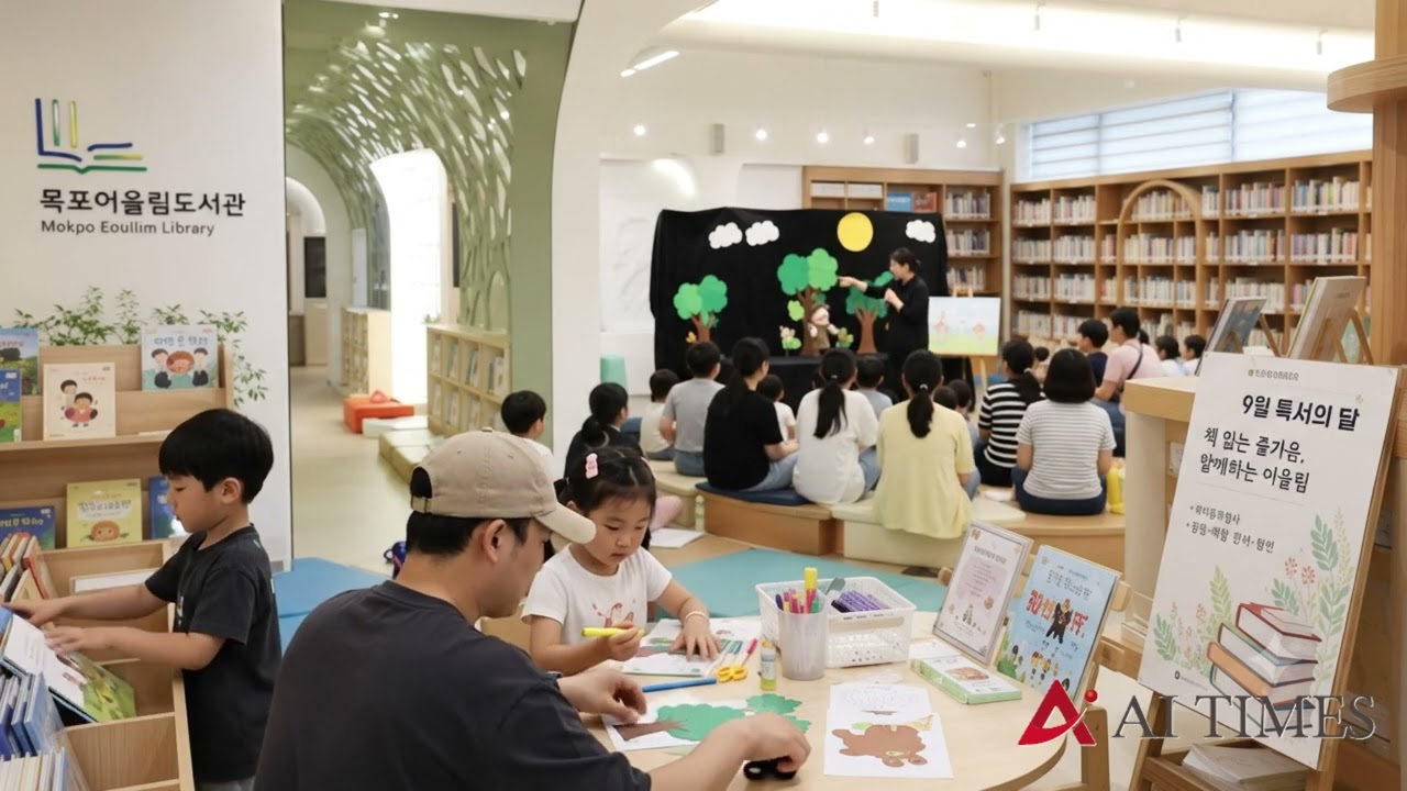 목포어울림도서관, 9월 독서의 달 개최