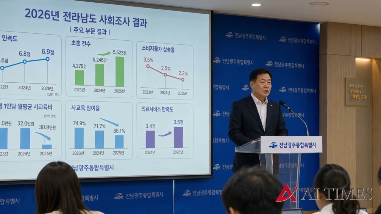 전남, 삶 만족도 6.9점…사교육비 줄고 의료 대기시간은 과제