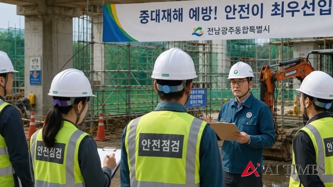전남광주, 중대재해 예방점검…미흡사항 2년 평균보다 40% 감소