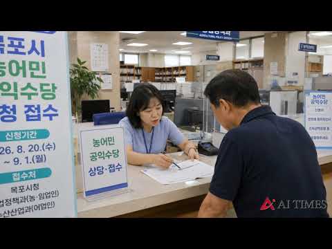 목포, 농어민 공익수당 3차 추가 접수…41명에 70만 원 지급