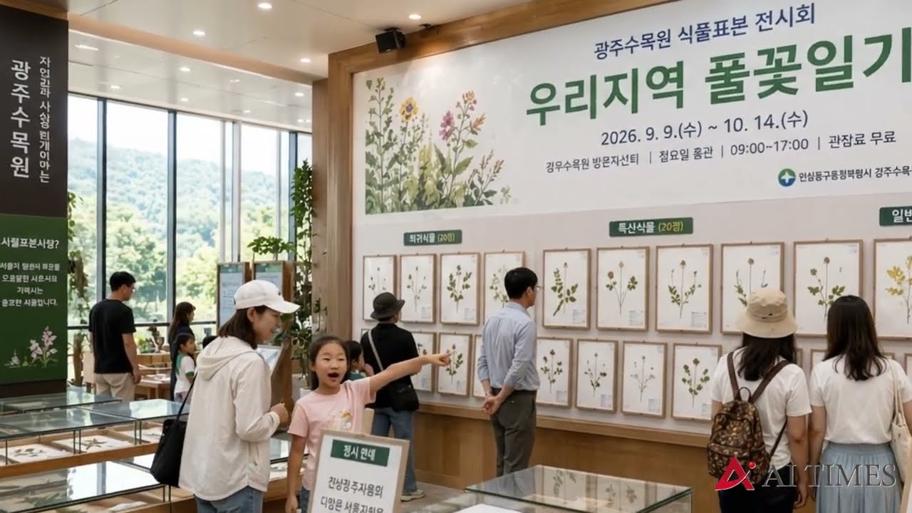 광주수목원서 ‘우리지역 풀꽃일기’…희귀식물 20점 등 전시