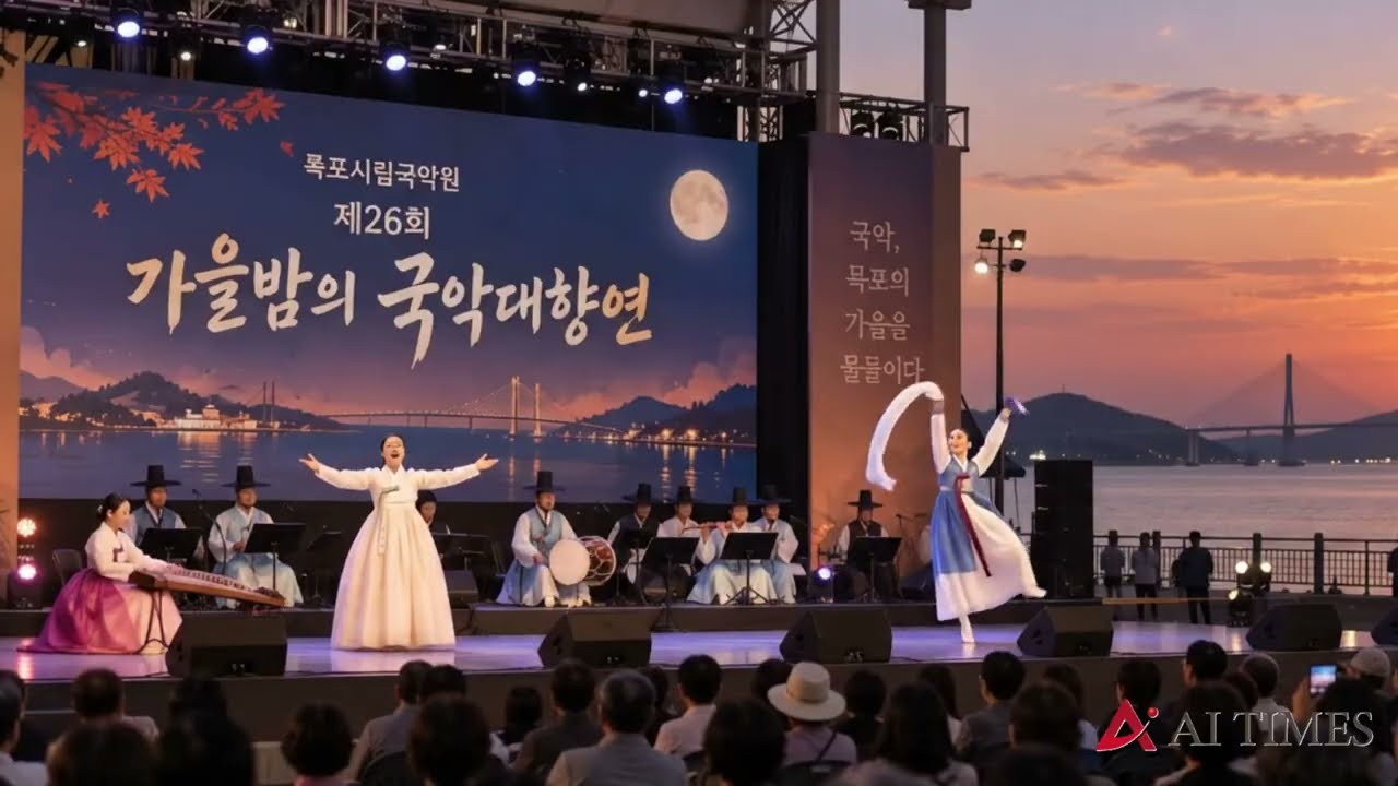 목포 북항서 11일 ‘가을밤의 국악대향연’…판소리·검무·남도민요 한자리