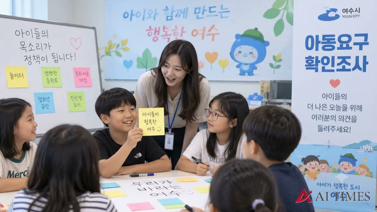 여수, 아동 목소리 정책으로…25개 요구항목 평가한다