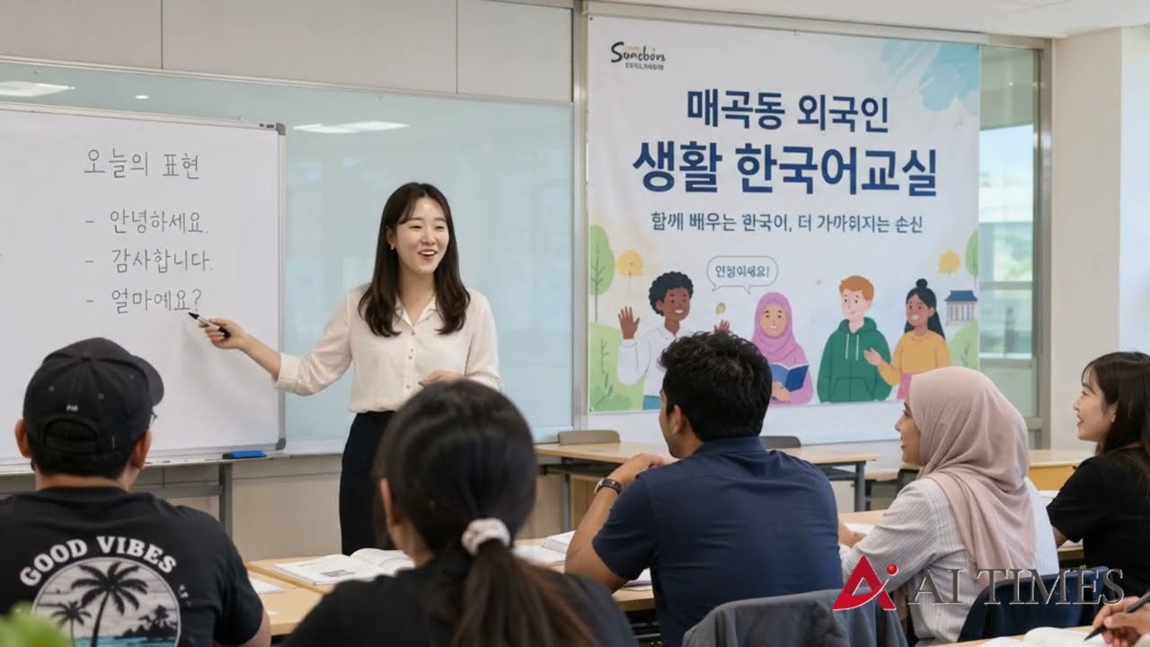 순천 매곡동, 외국인 대상 생활 한국어교실…10주 과정 운영