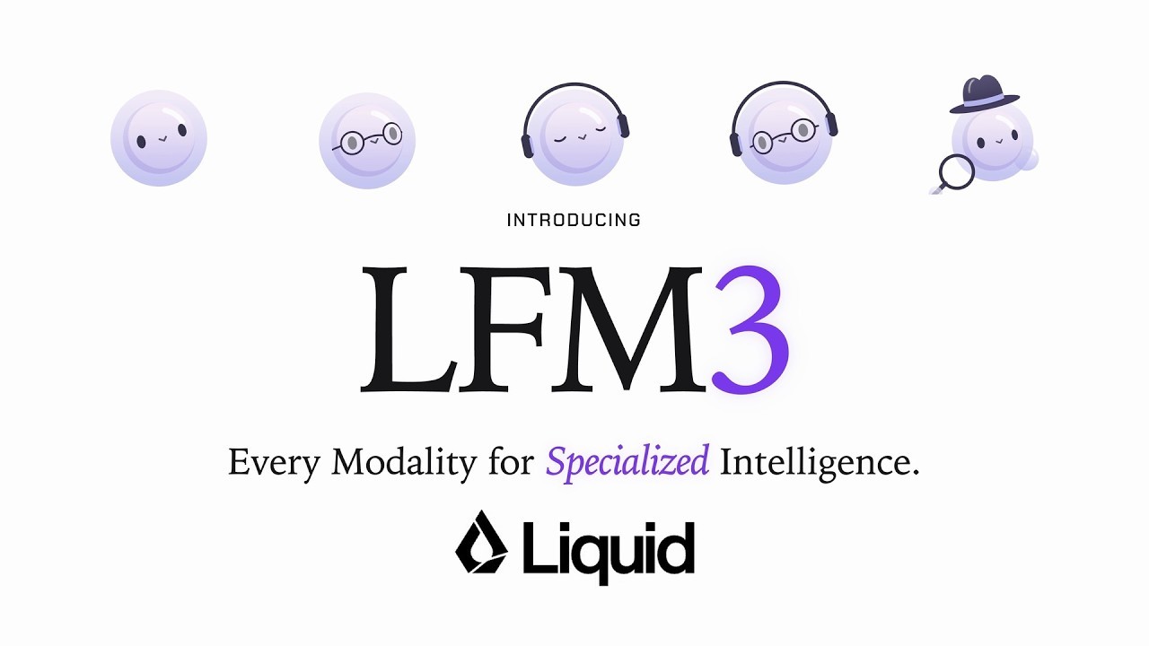 리퀴드 AI, 온디바이스 AI 모델 'LFM3' 공개...브라우저·음성·이미지 처리 지원