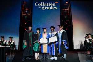 이광형 KAIST 총장, 몬트리올대 명예박사 받았다