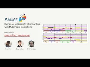 KAIST, AI 기반 상호작용 작곡 지원 시스템 '어뮤즈(Amuse)' 개발 및 ACM CHI 최우수 논문상 수상