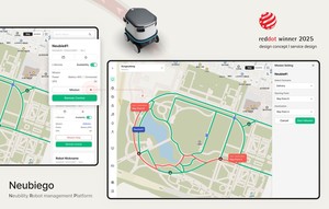 뉴빌리티 '뉴비고', 레드닷 디자인 어워드 본상 수상: 로봇 통합 운영 플랫폼의 UX/UI 혁신