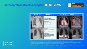 딥노이드 M4CXR, 생성 AI 기반 흉부 엑스레이 판독 소견서 초안 생성 모델, 유럽 학회서 최우수 발표상 수상